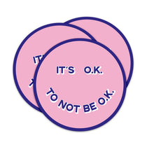 Afbeelding in Gallery-weergave laden, XL Sticker It's ok to not be ok