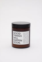 Afbeelding in Gallery-weergave laden, Geurkaars "Good things will happen soon" Rozemarijn x Lavendel