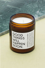 Afbeelding in Gallery-weergave laden, Geurkaars "Good things will happen soon" Rozemarijn x Lavendel