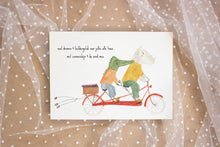 Afbeelding in Gallery-weergave laden, Postkaart - veel dromen & liefdesgeluk voor jullie alle twee met zonneschijn en de wind mee