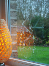Afbeelding in Gallery-weergave laden, Raamtekening met stift - sneeuwpret
