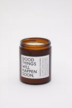 Afbeelding in Gallery-weergave laden, Geurkaars "Good things will happen soon" Rozemarijn x Lavendel
