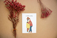 Afbeelding in Gallery-weergave laden, Postkaart - een knuffel in een kaartje
