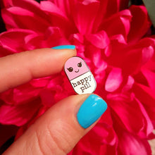 Afbeelding in Gallery-weergave laden, Pin HAPPY PILL WIT/ROZE
