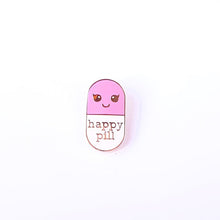 Afbeelding in Gallery-weergave laden, Pin HAPPY PILL WIT/ROZE
